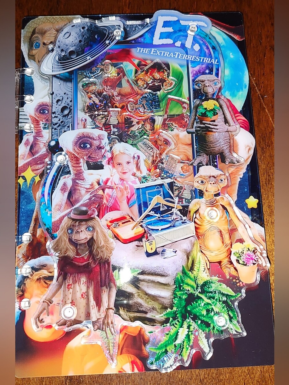 New! ET Acrylic Shaker Notebook With Paper